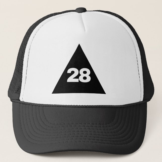 28 von Manifestation Wear™ Trucker Hat Cap Truckerkappe (Vorderseite)