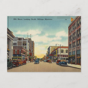 28th Street Süd, Billings, Montana Postkarte
