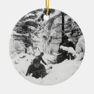 290th Amerikanisches Regiment in der Keramik Ornament