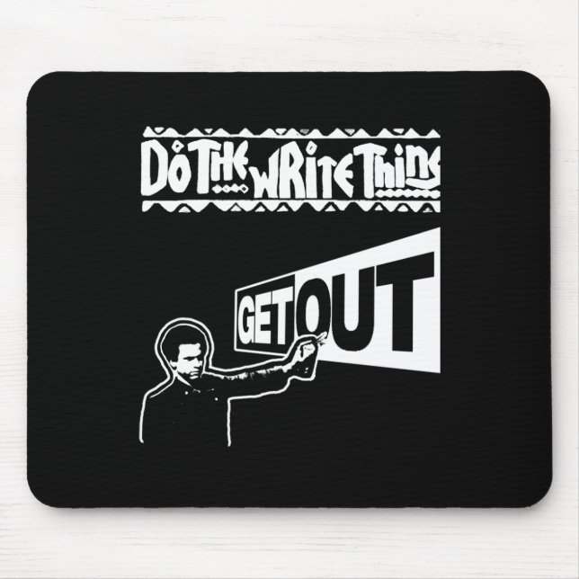 297 Sticker raus Mousepad (Vorne)