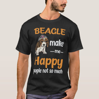 29 Beagle Machen Mich Glücklich Menschen Nicht So T-Shirt