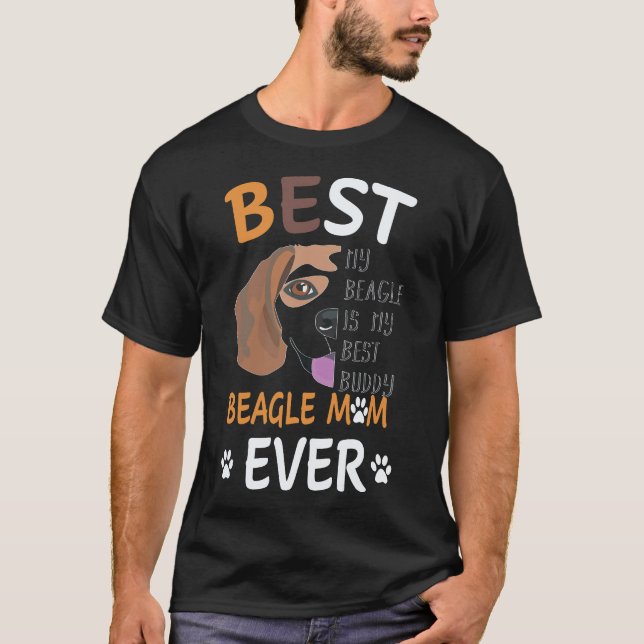 29 Beste Beagle-Mama Ever Beagle T-Shirt (Vorderseite)