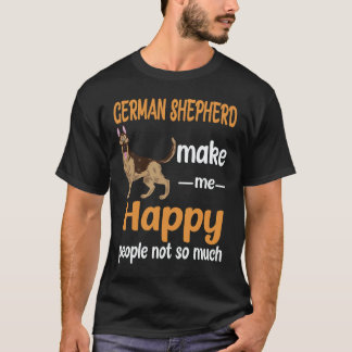 29 Deutsche Schäferhunde Machen Mich Glücklich Leu T-Shirt