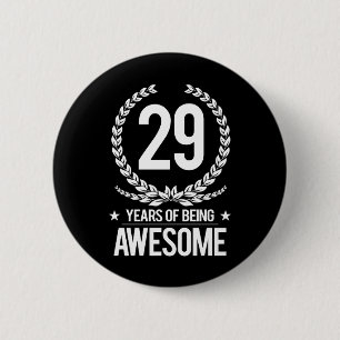29. Geburtstag (29 Jahre des Seins fantastisch) Button