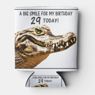 29. Geburtstag Alligator-Lächeln Dosenkühler