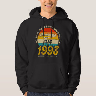 29. Geburtstag Retro Mai 1993 Quarantäne 29 Jahre  Hoodie