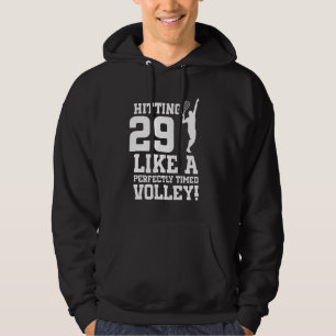 29. Geburtstag Tennis 29 Jahre Alter Tennisspieler Hoodie