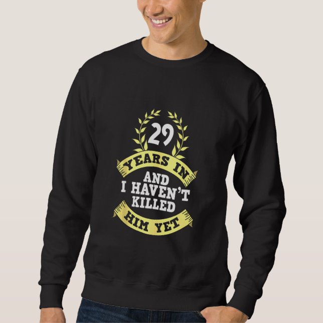 29. Hochzeitstag für sie Sweatshirt (Vorderseite)