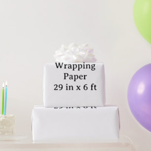 29 in x 6 ft Matt Geschenkpapier