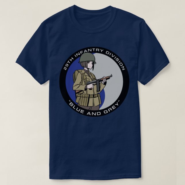 29. Infanterieabteilung T-Shirt (Design vorne)