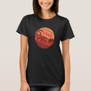 29. Jubiläum Classic Retro Palm Sunset Birthda T-Shirt