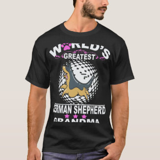 29 Weltbeste Deutsche Schäferhund-Oma Deutsche T-Shirt