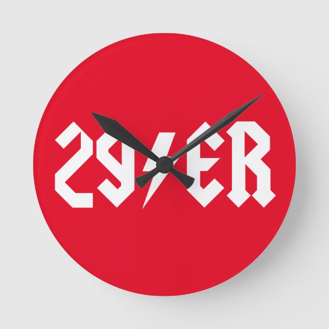 29er runde wanduhr (Vorderseite)