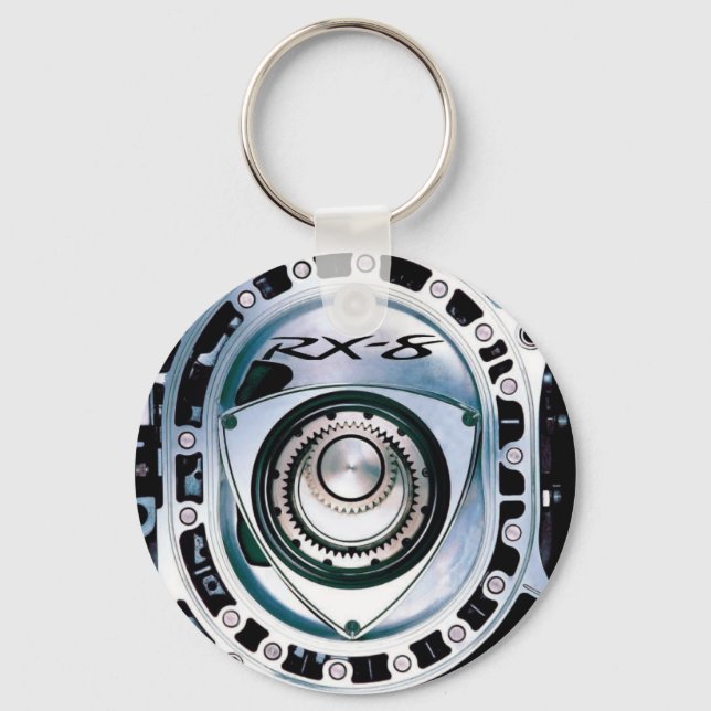 2,25" Basic RX-8 Button-Schlüsselanhänger Schlüsselanhänger (Vorderseite)