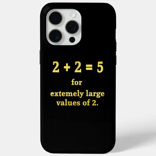 2 + 2 = 5 Funny Math Joke Case-Mate iPhone Hülle (Rückseite)