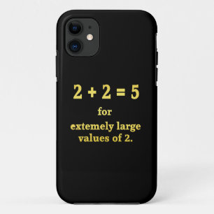 2 + 2 = 5 Lustiger Mathe-Witz Case-Mate iPhone Hülle