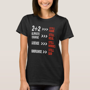 2+2 Noch vier Lehrer Physik Professor Student T-Shirt