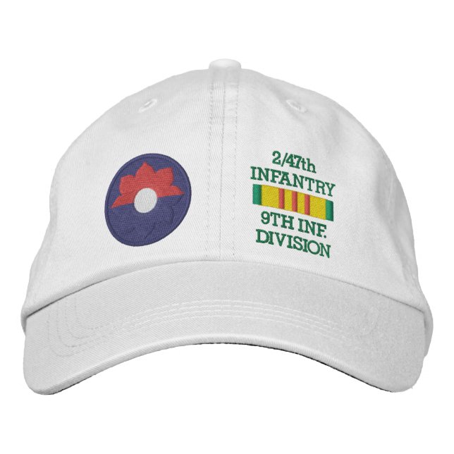 2/47th Inf. 9. Inf. Div. Flecken gestickter Hut (Vorderseite)