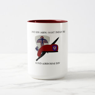 2. 501. INFANTERIE-TASSE DES BATAILLON-(ABN) ZWEIFARBIGE TASSE