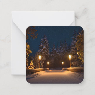 2,5" x 2,5" flache Note-Karte Mitteilungskarte