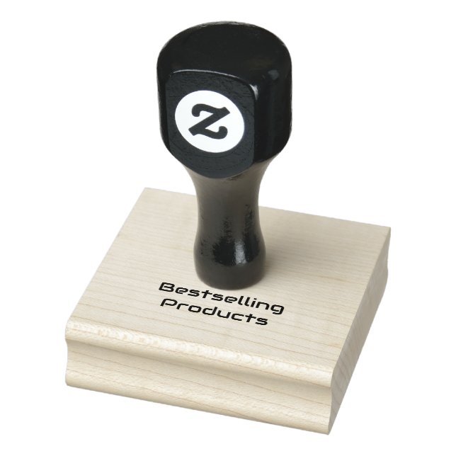 2,5" x 2,5" Gummistempel (Stempel)