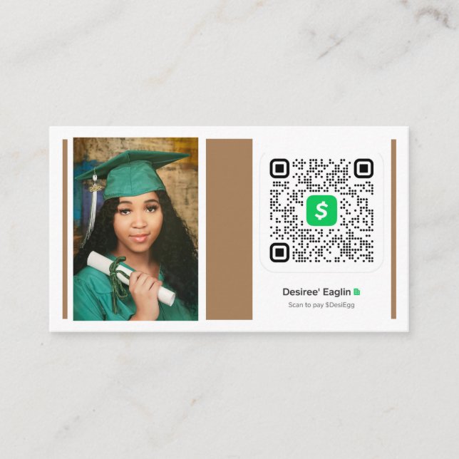 2,5" x 2,5" Umschließungskarte Begleitkarte (Vorderseite)