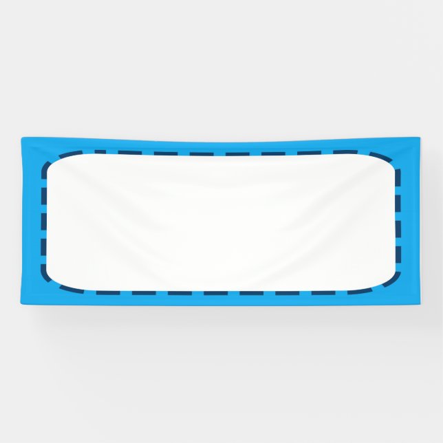 2.5' x 6' Banner DIY-Vorlage TEXT-FOTO-BILD hinzuf (Horizontal)