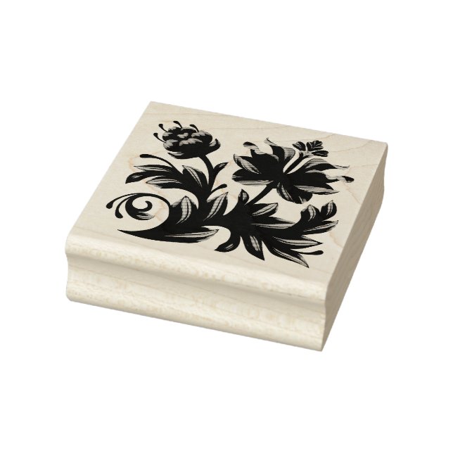 2,5 Zoll x 2,5 Zoll Briefmarke Gummistempel (Stempel)