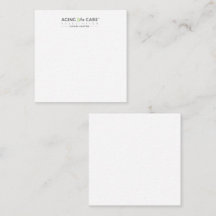 2,5 Zoll x 2,5 Zoll flatter Note Card - Florida