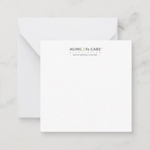 2,5 Zoll x 2,5 Zoll flatter Note Card - Süd-Mitte Mitteilungskarte