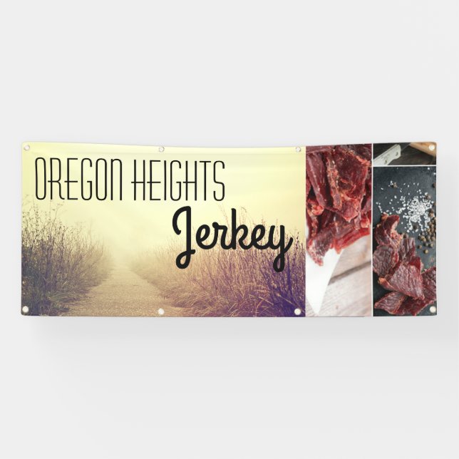 2.5'x6' Geschäftsankündigung Sunrise Pathway Walki Banner (Horizontal)