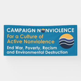 2.5x6 Kampagne - Banner für Gewaltlosigkeit