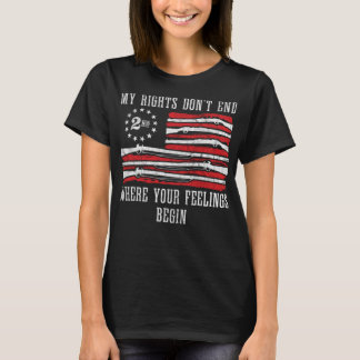 2. Abänderung Gefühle Amerika USA Patriotic Funny T-Shirt