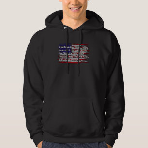 2. Abänderung USA Flag Pro Guns American Hoodie