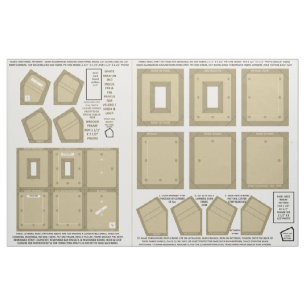 2 abwaschbare Gewebe ohne nähte Perlenfotorrahmen Stoff