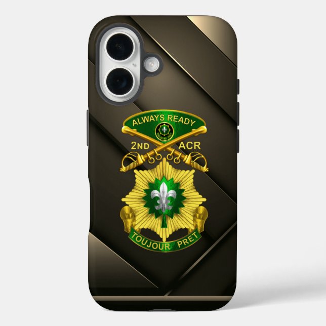 2. ACR Rüstkavalry Regiment Case-Mate iPhone Hülle (Rückseite)