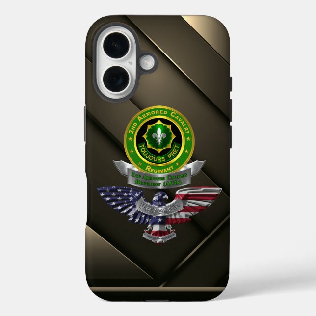2. ACR Rüstkavalry Regiment Case-Mate iPhone Hülle (Rückseite)