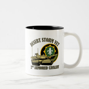 2. ACR-Wüste Storm Vet M1 Tank Zweifarbige Tasse