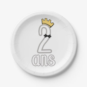 2 an Petit Garçon Pappteller
