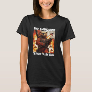2. Änderung des Rechts, Bären zu bewaffnen T-Shirt