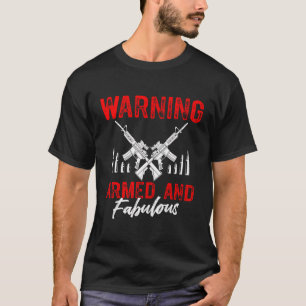 2. Änderung Funny Girl Gun Lover Ammo Bullets Gu T-Shirt