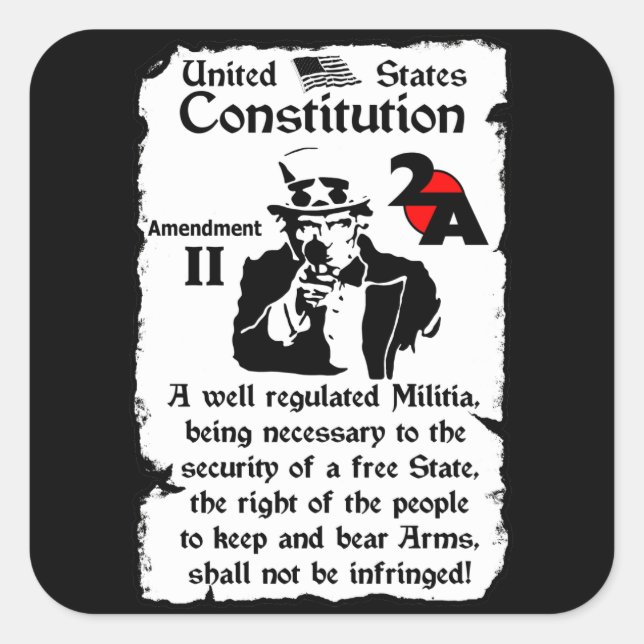 2. Änderung Quadratischer Aufkleber (Vorderseite)