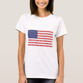 2. Änderungs-Flagge T-Shirt