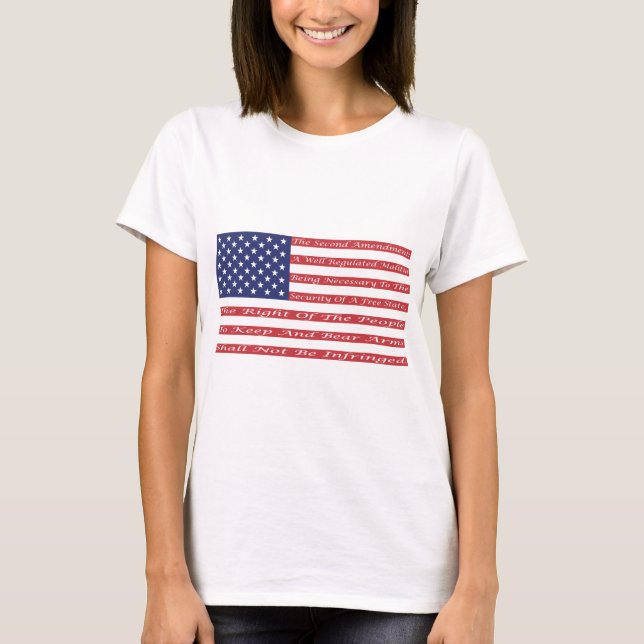 2. Änderungs-Flagge T-Shirt (Vorderseite)