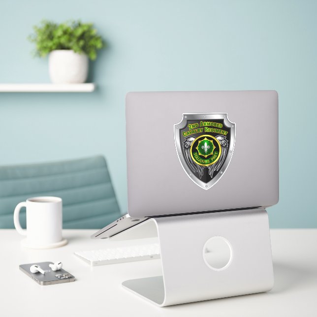 2. Armored Cavalry Regiment ACR Aufkleber (Laptop auf Schreibtisch)