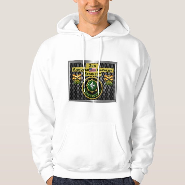 2. Armored Cavalry Regiment "Always Ready" Hoodie (Vorderseite)