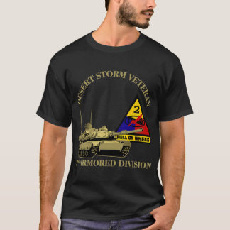 2. Armored Division Desert Storm Veteran Veteran T-Shirt