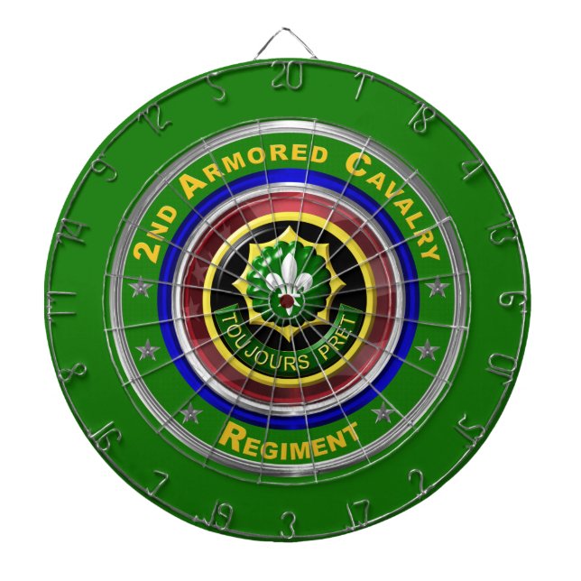 2. Armored Kavallerie Dartscheibe (vorne)