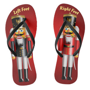 2 Authentische Nutcracker Toy Soldiers Flip Flops