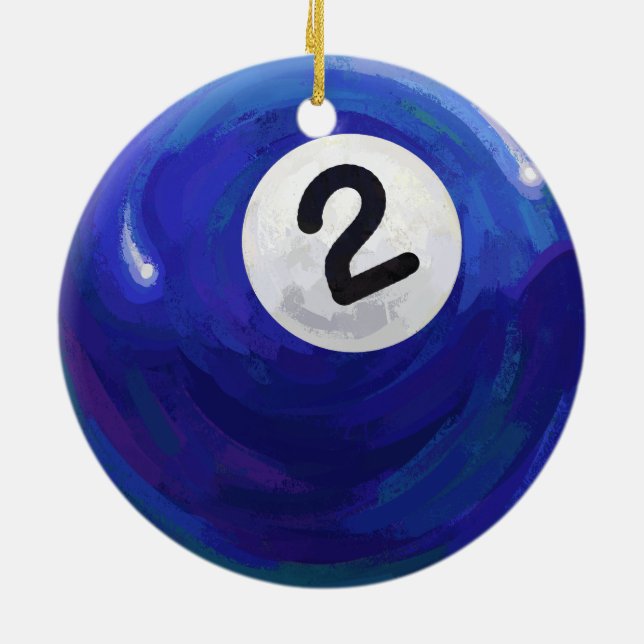 2 Ball Keramikornament (Hinten)